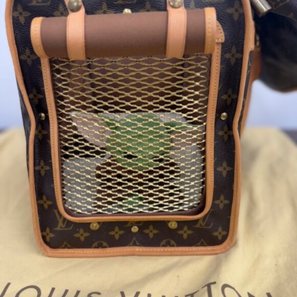 Louis Vuitton Dog Carrier Monogram Pet Travel Bag Purse - Picture 4 of 7